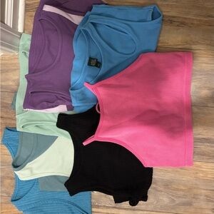 Colorful Women's Ribbed Tank Tops